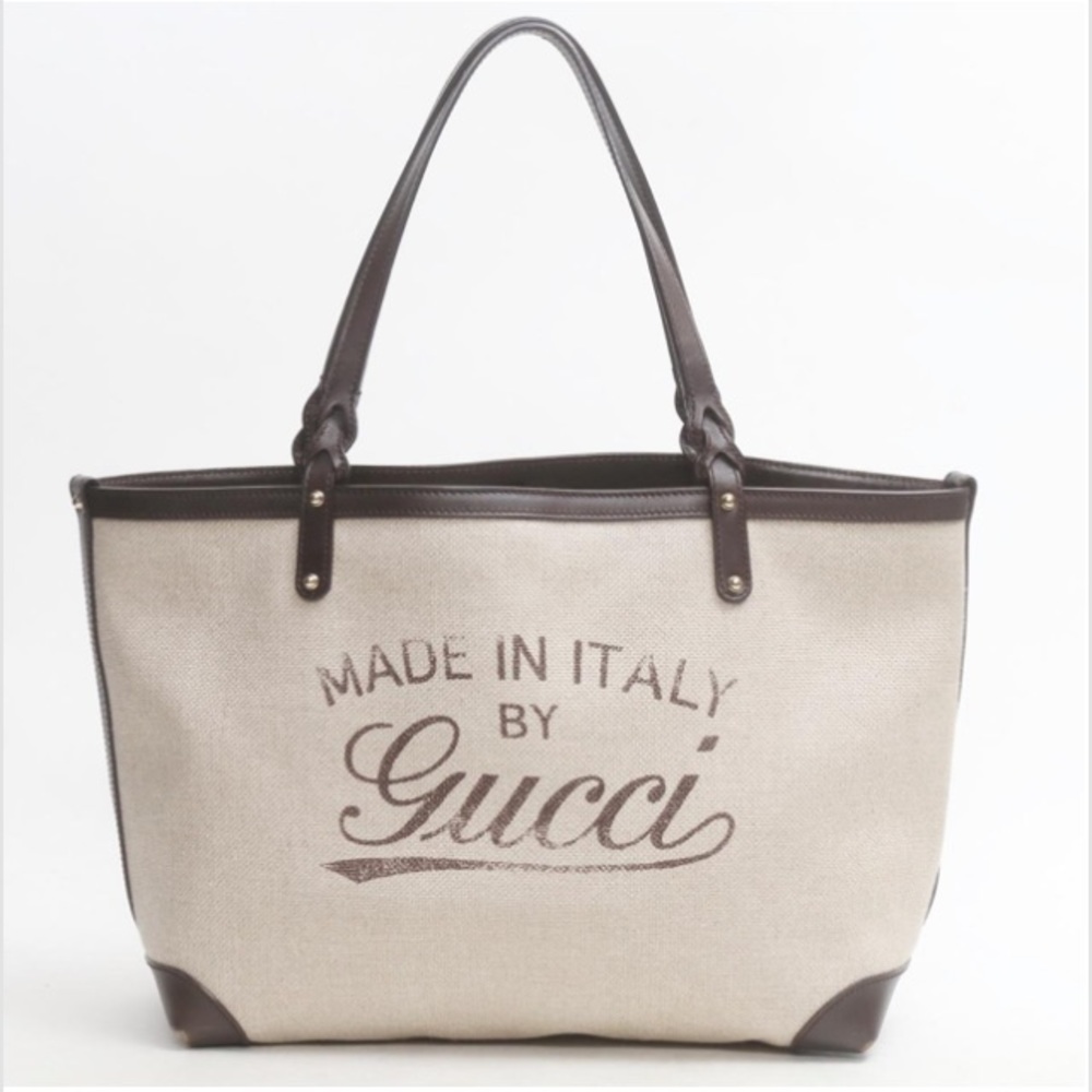 Hot Find! Gucci Signature Tote - Rare Collectable, Made in Italy, Like New - Picture 2 of 15